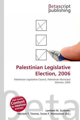 Palestinian Legislative Election, 2006