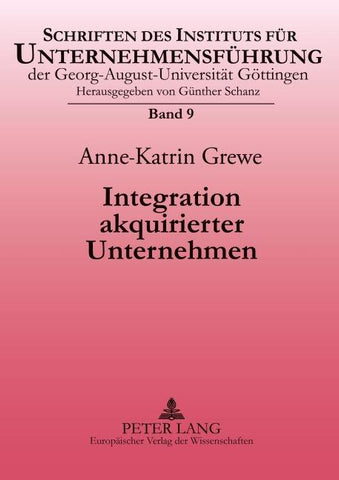 Integration akquirierter Unternehmen