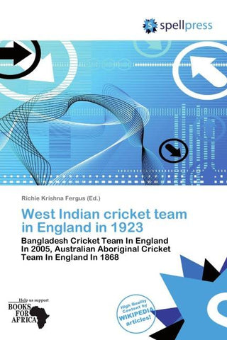 West Indian cricket team in England in 1923