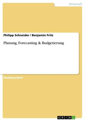 Planung, Forecasting & Budgetierung
