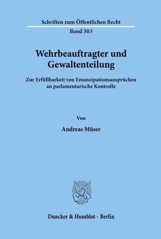 Wehrbeauftragter und Gewaltenteilung.