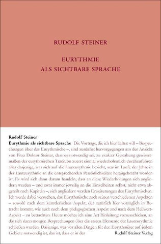 Eurythmie als sichtbare Sprache