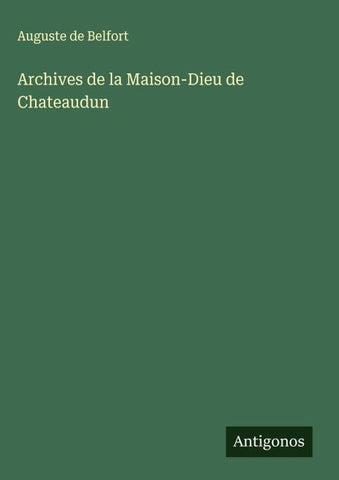 Archives de la Maison-Dieu de Chateaudun