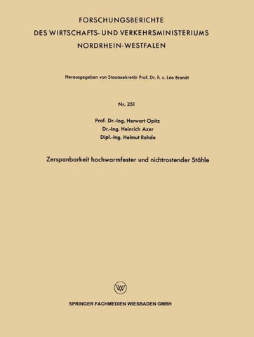 Zerspanbarkeit hochwarmfester und nichtrostender Stähle