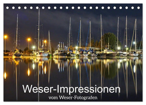 Weser-Impressionen (Tischkalender 2026 DIN A5 quer), CALVENDO Monatskalender