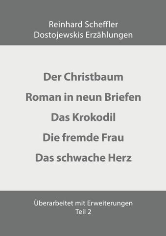 Dostojewskis Erzählungen Teil 2