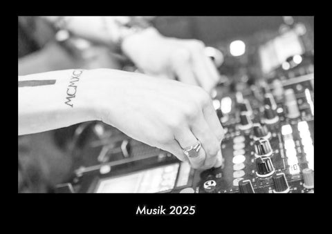 Musik 2025 Fotokalender DIN A3