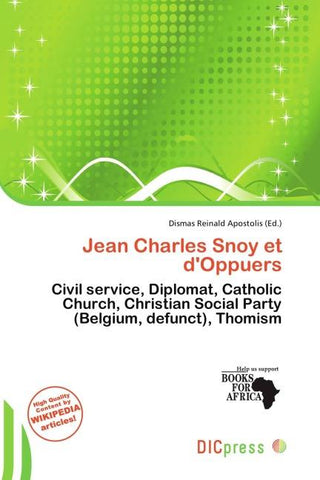Jean Charles Snoy et d'Oppuers