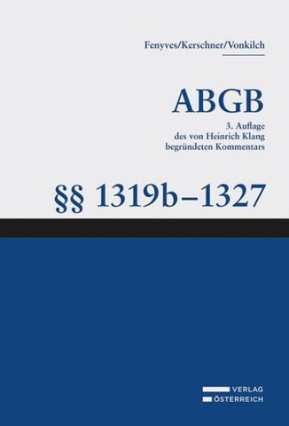 Großkommentar zum ABGB - Klang Kommentar