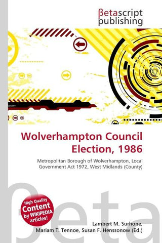 Wolverhampton Council Election, 1986