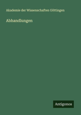 Abhandlungen