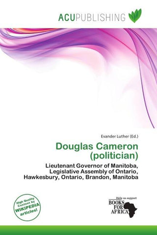 Douglas Cameron (politician)