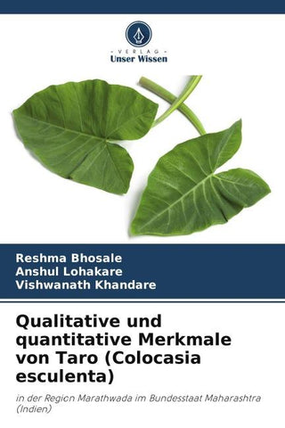 Qualitative und quantitative Merkmale von Taro (Colocasia esculenta)