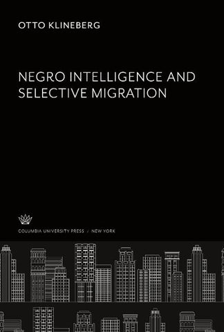 Negro Intelligence and Selective Migration