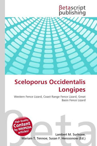 Sceloporus Occidentalis Longipes