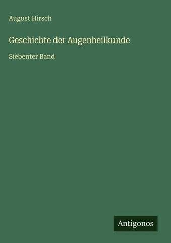 Geschichte der Augenheilkunde