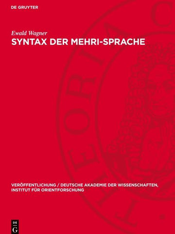 Syntax der Mehri-Sprache