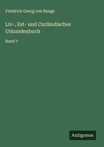Liv-, Est- und Curländisches Urkundenbuch