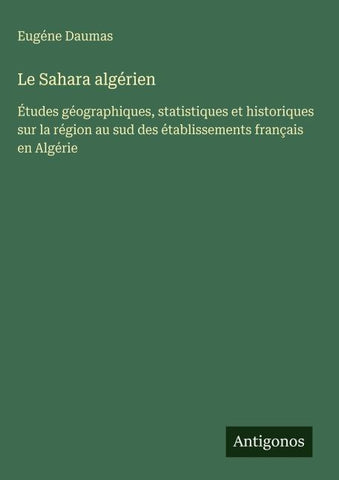 Le Sahara algérien