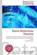 Stone-Weierstrass Theorem