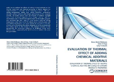 EVALUATION OF THERMAL EFFECT OF ADDING CHEMICAL ADDITIVE MATERIALS