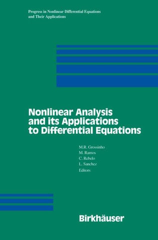Nonlinear Analysis and its Applications to Differential Equations