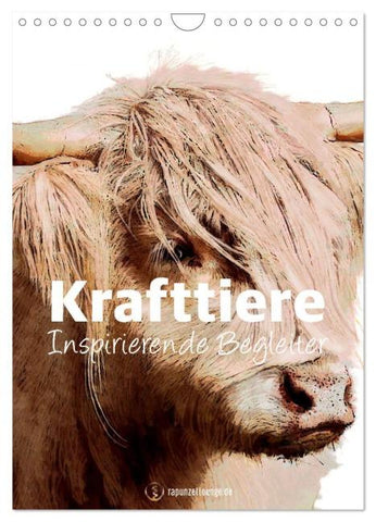 Krafttiere - Inspirierende Begleiter voller Magie und Seele (Wandkalender 2026 DIN A4 hoch), CALVENDO Monatskalender