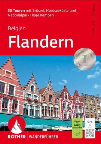 ROTHER Wanderführer Belgien: Flandern