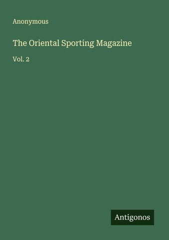 The Oriental Sporting Magazine