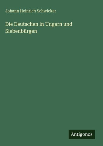 Die Deutschen in Ungarn und Siebenbürgen