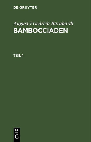 Bambocciaden. Teil 1