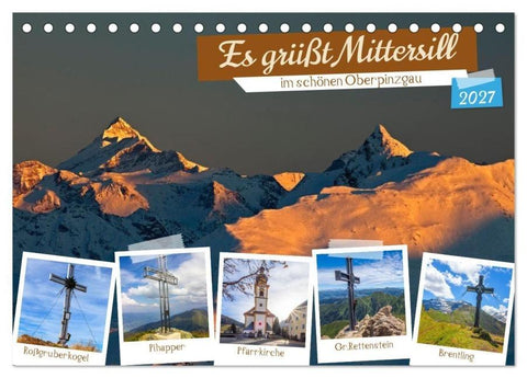 Es grüßt Mittersill (Tischkalender 2027 DIN A5 quer), CALVENDO Monatskalender