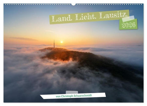 Land. Licht. Lausitz. (Wandkalender 2026 DIN A2 quer), CALVENDO Monatskalender