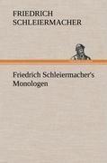 Friedrich Schleiermacher's Monologen