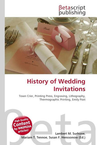 History of Wedding Invitations