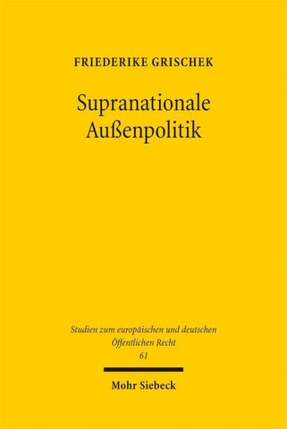 Supranationale Außenpolitik