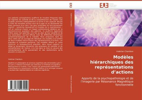 Modèles hiérarchiques des représentations d'actions