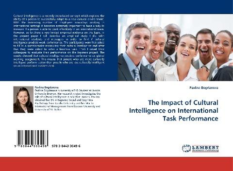 The Impact of Cultural Intelligence on International Task Performance