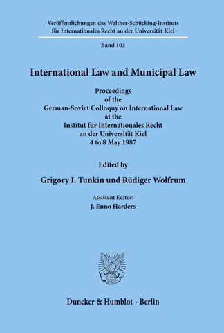 International Law and Municipal Law.