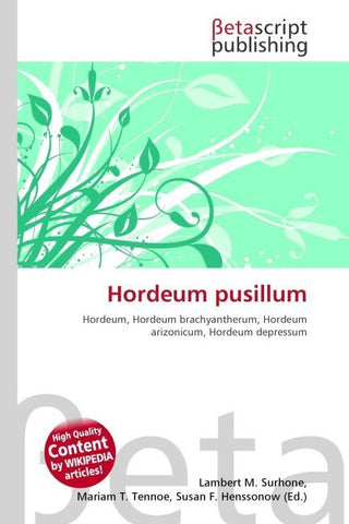 Hordeum pusillum