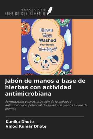 Jabón de manos a base de hierbas con actividad antimicrobiana