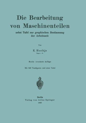Die Bearbeitung von Maschinenteilen