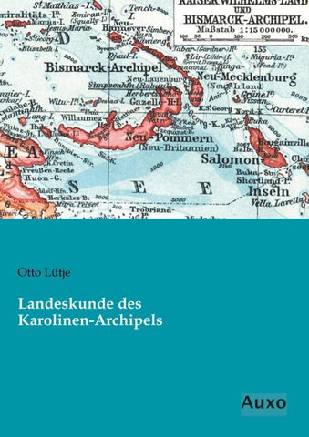 Landeskunde des Karolinen-Archipels