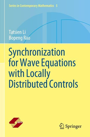 Synchronization for Wave Equations with Locally Distributed Controls