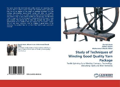 Study of Techniques of Winding Good Quality Yarn Package