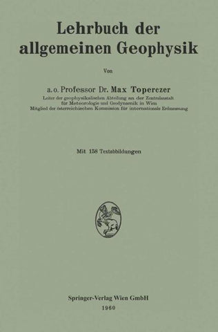 Lehrbuch der allgemeinen Geophysik