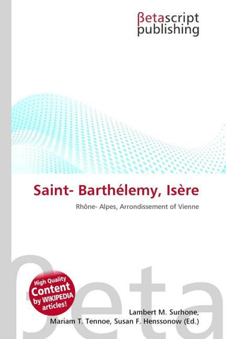 Saint- Barthélemy, Isère