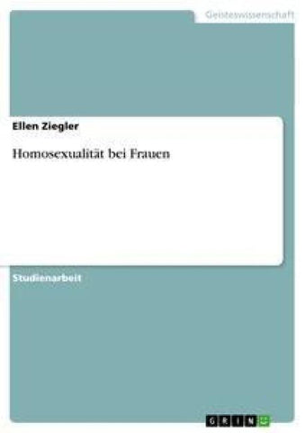 Homosexualität bei Frauen