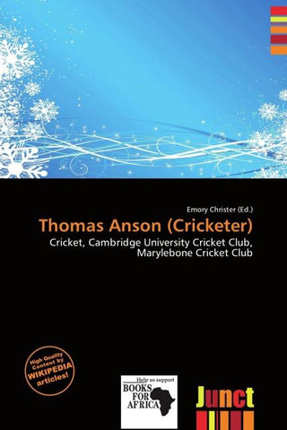 Thomas Anson (Cricketer)