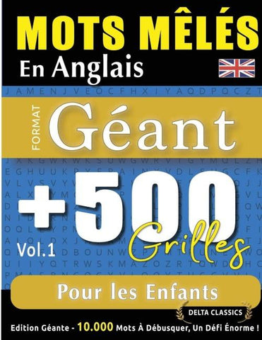 MOTS MÊLÉS EN ANGLAIS FORMAT GÉANT